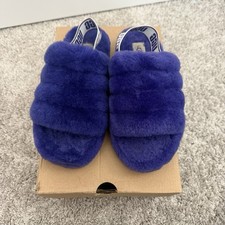 Purple Fluffy Ugg Slippers