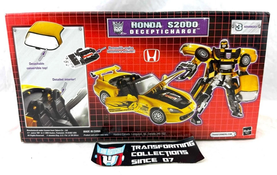 Transformers 2006 Alternators Honda S2000 Decepticharge MISB - Image 2 of 2