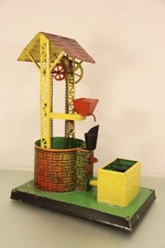 Bardzo duży model napędu dla lalek Schöpfrad do maszyny parowej 31cm