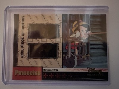 Disney Treasures Upper Deck Reel Piece Of History Pinocchio