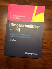 Die Gemeinnützige GmbH: Errichtung,  Geschä...