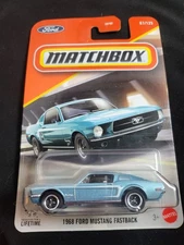 2025 Matchbox 67/125 1968 FORD MUSTANG FASTBACK Blue New Near Mint