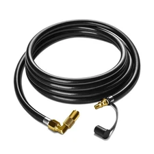Improved Propane Quick Connect Hose for RV to Grill, 12FT RV Propane Hose wit...