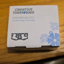 Creative Memories Winter Boots Border Maker Cartidge Punch BMC - NEW