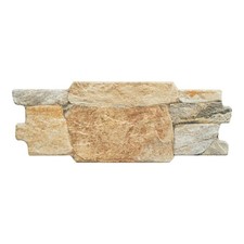 Rivestimento Effetto Pietra 16x40 In Gres Porcellanato Etruria Beige - 3,6 MQ