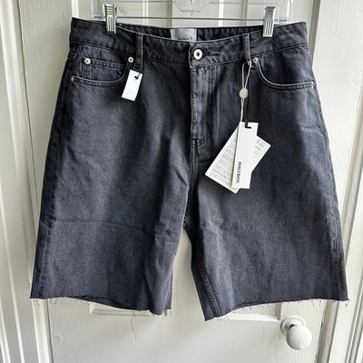HALFBOY Denim Shorts Black NWT