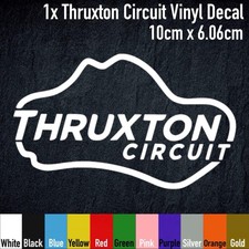 Thruxton Circuit Track Race Vinyl Decal Sticker, BSB, HPM011