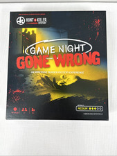 Hunt A Killer Game Night Gone Wrong Mystery Clues Game EUC Medium Difficulty