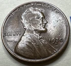 1930-D 1C BN Lincoln Cent WHEAT PENNY 1833X