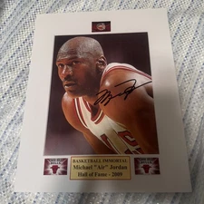 Michael Jordan Autographed Photo