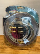 Tsunami RCA800PR-6 Triple Shielded Gold pearl 100% Oxygen Free 6 Ft X 4 Sets