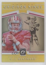2017 Donruss Optic Rookie Gridiron Kings Gold Prizm 2/10 CJ Beathard #3 ji4