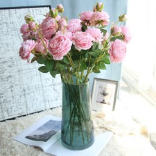 Gorgeous 3 Head Artificial Flower for Wedding Decoration Buy with Confidence