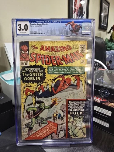 The Amazing Spider-Man #14 (Marvel Comics July 1964) CGC 3.0 custom label