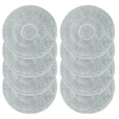8 Pack Replacement Mop Cloths for Cecotec For Conga M100 Spin AI Robot Floor