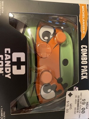 CANDY CON x TMNT Michelangelo Combo Pack Controller Kit Gamestop Exclusive 