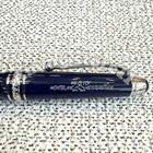 Bid MB Meisterstück Classique 163 Navy Blue Fountain Pen Platinum Trim Rare' — photo 5