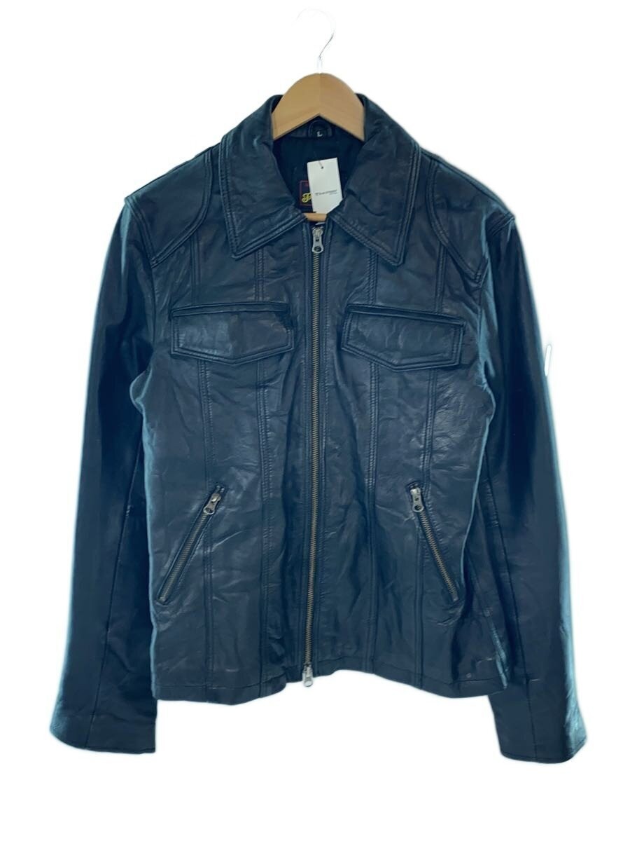 Freedom Leather Jacket Blouson/L/Cowhide/Blk 10801
