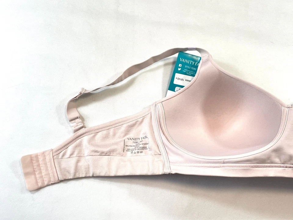 Sujetador Vanity Fair 40D Beyond Comfort cobertura completa sin cables 72282 nuevo con etiquetas Foto 3 de 4