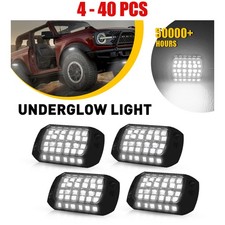 4-40X 36LED Light Underbody Bar White Lamp Reverse Light Dome Yacht High Bright
