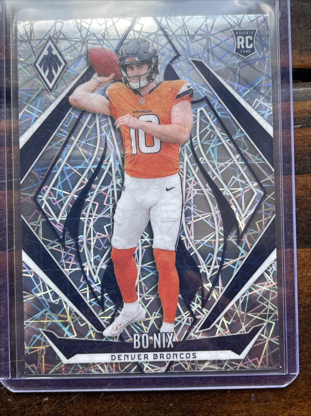 2024 Panini Phoenix - Rookies Bo Nix #159 Lazer (RC)