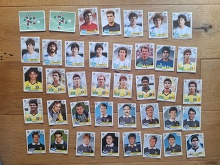 39 Sticker Italia 90 Panini alle ungeklebt