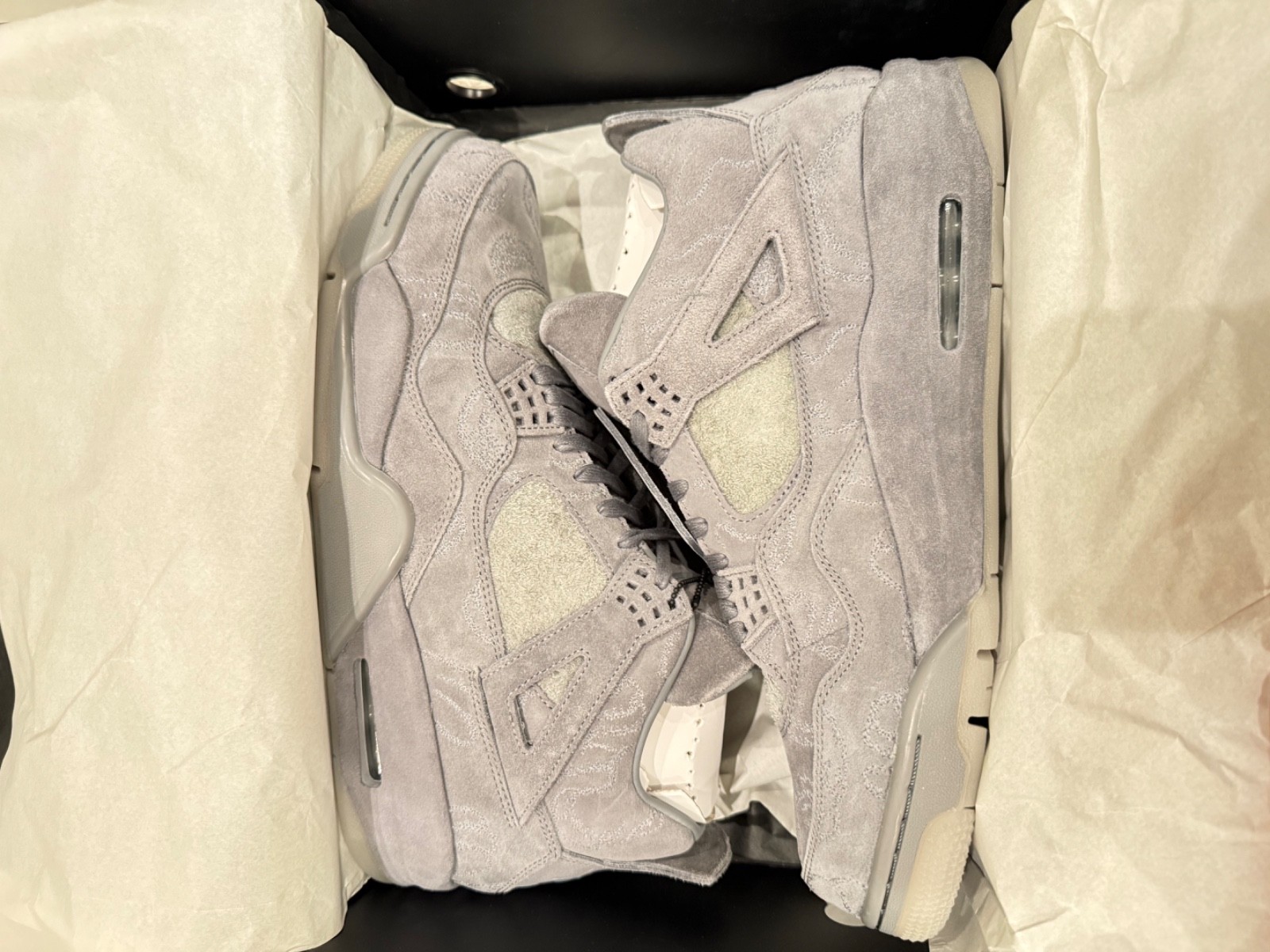NIKE AIR JORDAN RETRO IV 4 KAWS COOL GREY 12
