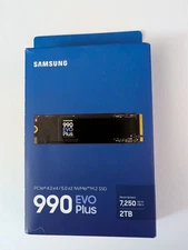 Samsung 990 EVO Plus, 2TB, PCIe 4.0 x4 / 5.0 x2, M.2 2280 (up to 7250 MB/s) NVMe