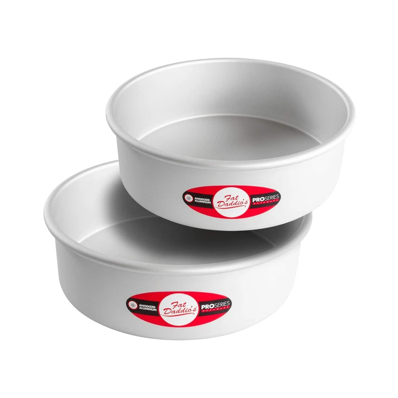 2-Piece 9 Inch Round Aluminum Cake Pan Set
