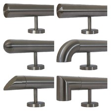 Edelstahl Geländer Wand Handlauf Treppe Haltegriff Balkongeländer Innen & Außen
