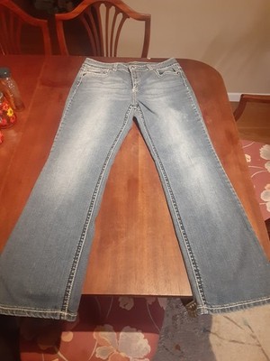 Code Bleu Women's Size 12/30 Regular Annette Modern Rise Studded Designer Jeans