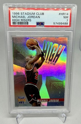 Michael Jordan #HR14 — 1996 Stadium Club High Risers basketball card