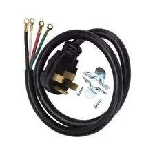 Certified Appliance Accessories 40-Amp, 4-Prong Range Power Cord, 4 Ft