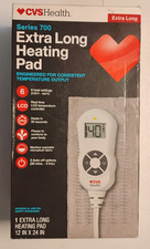 NEW IN BOX.CVs Health Series 700 Extra Long Heating Pad 12 IN X 24.......DEAL