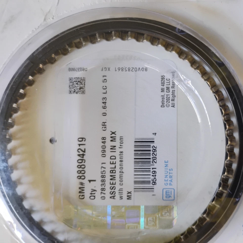 Anillo de pistón genuino GM 88894219 Foto 2 de 3