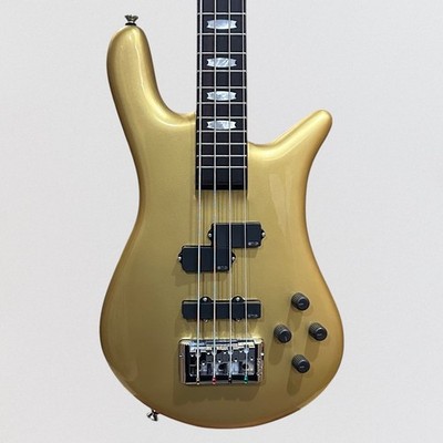 Spector Euro Classic 4 String Electric Bass Guitar - Metallic Gold Gloss