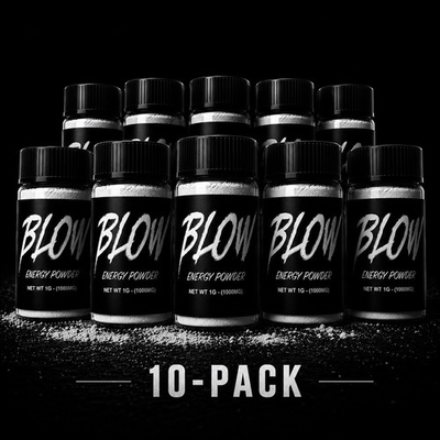 #ad Blow Energy Powder 400MG Caffeine Instant Energy Pre Workout 10 Pack $105.00