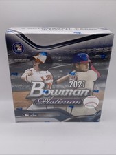 2021 Bowman Platinum MLB Baseball Mega Box - 2 Autos, 20 Packs - New & Sealed!