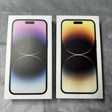  2 Apple iPhone 14 Pro Max Boxes Only Deep Purple  Gold Empty Box No Phone