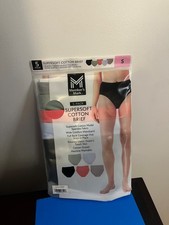 NEW WOMEN'S SIZE SMALL (4-6) MEMBER'S MARK SUPERSOFT COTTON BRIEF UNDERWEAR 5-PK