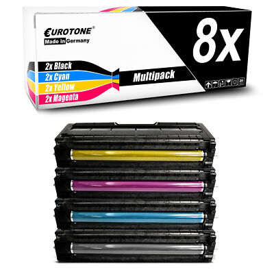 8x Cartridge for Ricoh SP C-250-e SP C-250-SFw SP C-250-sf SP C-250-dn