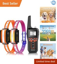 Durable Dog Training Collar with Remote - Waterproof Adjustable for All Breeds