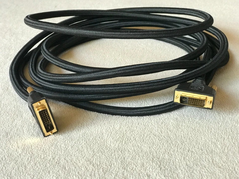 16 FT DVI - 24+1 Dual Link Male to Male Digital Video Cable Gold Plated HQ - Image 2 of 4