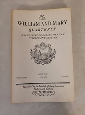The William and Mary Quarterly: April 1984, Third Series, Vol. XLI, No. 2