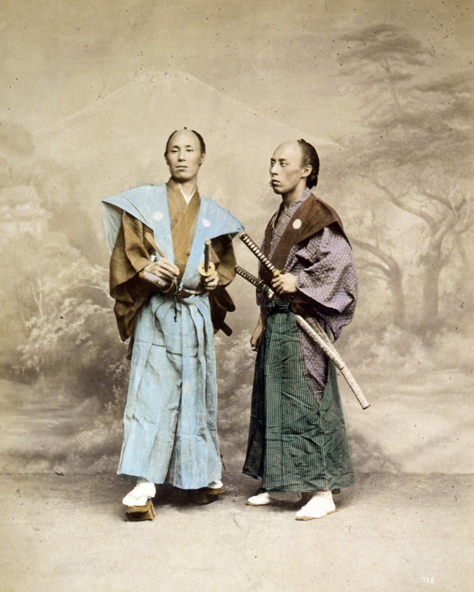 Decor Poster.Wall room design.Vintage interior.Japanese Samurai