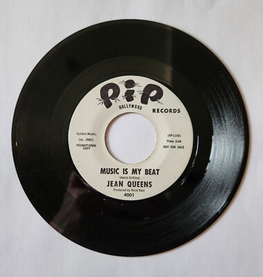 JEAN QUEENS - MUSIC IS MY BEAT / MONKEY WOBBLE - PIP 4001 SOUL / R&B - HEAR
