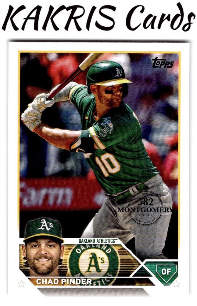 582 Montgomery Club Foil Stamped #522 Chad Pinder