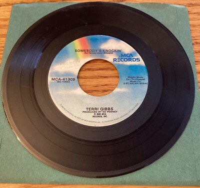 Terri Gibbs  Somebody s Knockin  / Some Days It Rains All  7'' 45 rpm MCA-41309