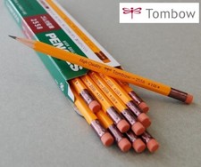 Tombow 2558 Pencil with pencil eraser 1 dozen Choose from 3 Type 2558-H