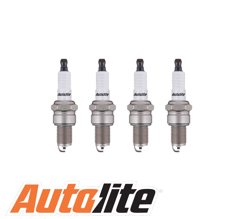 AUTOLITE COPPER SPARK PLUGS - for Chrysler Scorpion GH 2.6L